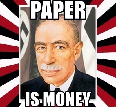 John Maynard Keynes saying Paper is Money