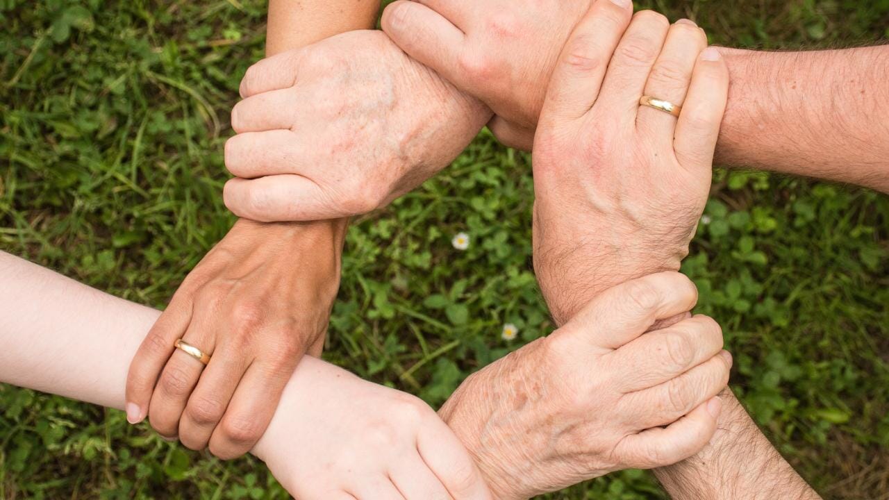 People Holding hands